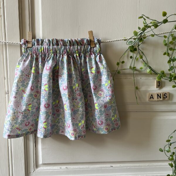 Jupe Liberty Betsy chouette taille 3 ans sans doublure disponible de suite