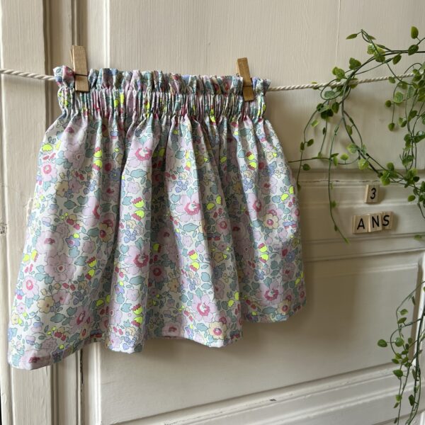 Jupe Liberty Betsy chouette taille 3 ans sans doublure disponible de suite – Image 2