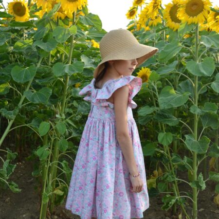 Robe Papillon en Liberty