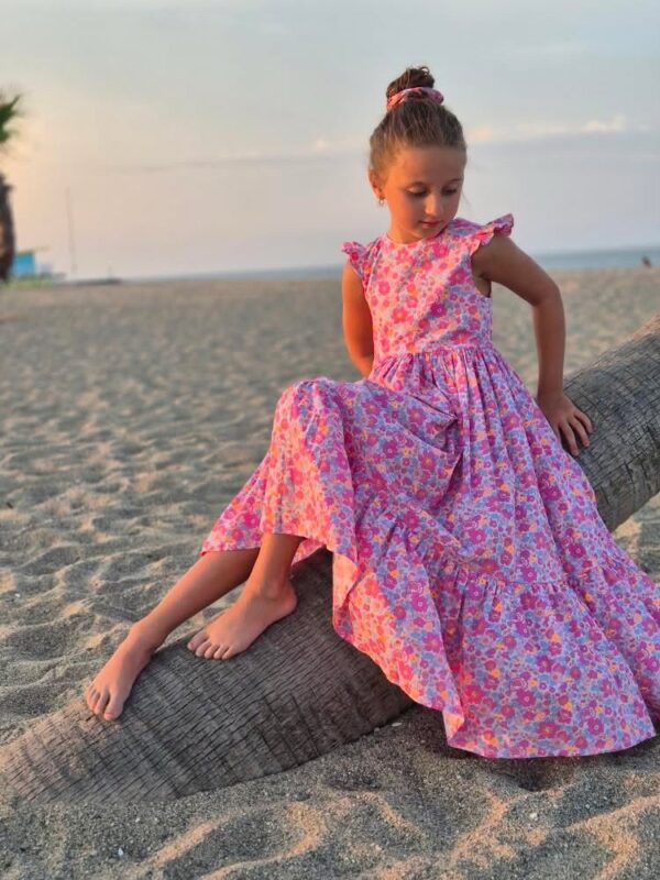 Robe Mila en Liberty disponible uniquement en tissu fourni par vos soins